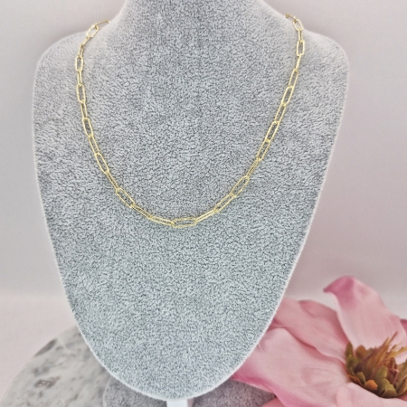 NASZYJNIK SREBRNY SPINACZ ŁAŃCUCH SREBRO 925